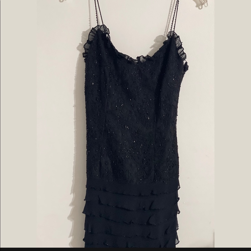 Gilar silk, beaded, lace cocktail dress size 0